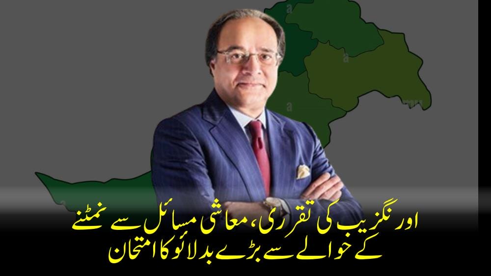 وزیر خزانہ اورنگزیب کا تقرر