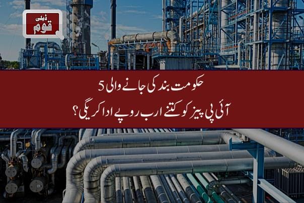 حکومت بند کی جانے والی 5 آئی پی پیز کو کتنے ارب روپے ادا کریگی؟