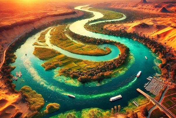 lamba darya, Africa ke darya, purani tehzeebain, Egypt Nile
