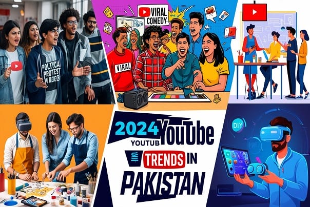 YouTube trends in Pakistan in 2024