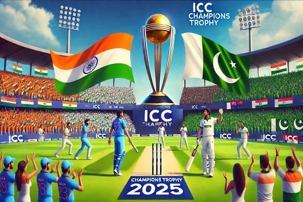 ### **Meta Description:** ICC has announced the schedule for Champions Trophy 2025, starting January 19 in Karachi and concluding with the final on March 9. Featuring 8 teams, the highly anticipated Pakistan vs India clash is set for February 23 in Dubai, amidst political tensions adding to the excitement. ### **Tags:** ICC Champions Trophy 2025, Cricket Schedule, Pakistan vs India Match, High-Voltage Clash, Dubai Cricket Match, Karachi Cricket Event, Cricket Mega Event, Cricket Tournament 2025, International Cricket, Group A Teams, Group B Teams, Cricket Rivalry, Political Tensions in Cricket, ICC Announcement, Cricket Final in Karachi, Cricket Fans, Global Cricket Event.